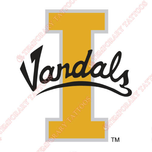 Idaho Vandals Customize Temporary Tattoos Stickers NO.4596